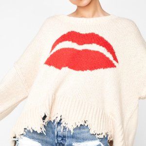 Wildfox First Kiss Sweater XS